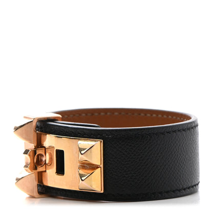 Hermes Epsom Collier de Chien CDC 24 Bracelet T2 Black 1 of 7