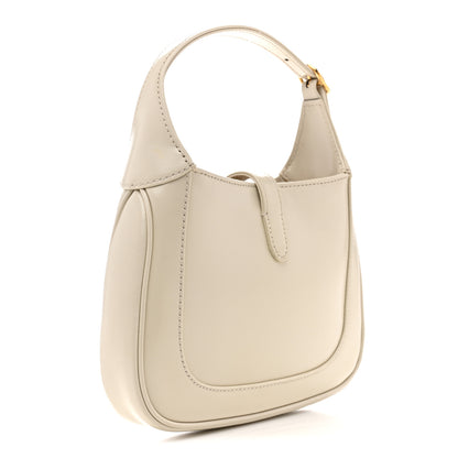 Gucci Boarded Dyana Lux Calfskin Mini Jackie 1961 Hobo Mystic White 3 of 15