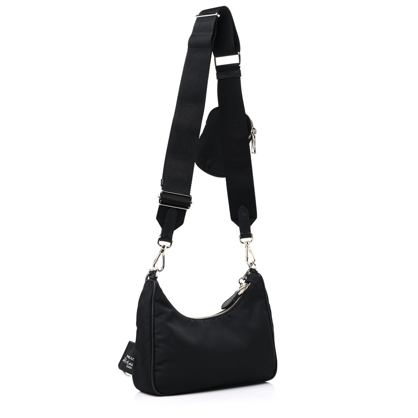 Nylon Re-Edition 2005 Shoulder Bag Black