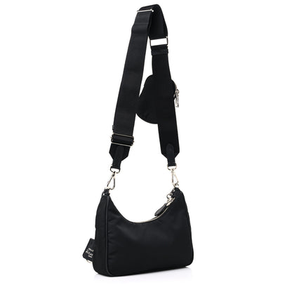 Prada Nylon Re-Edition 2005 Shoulder Bag Black 3 of 9