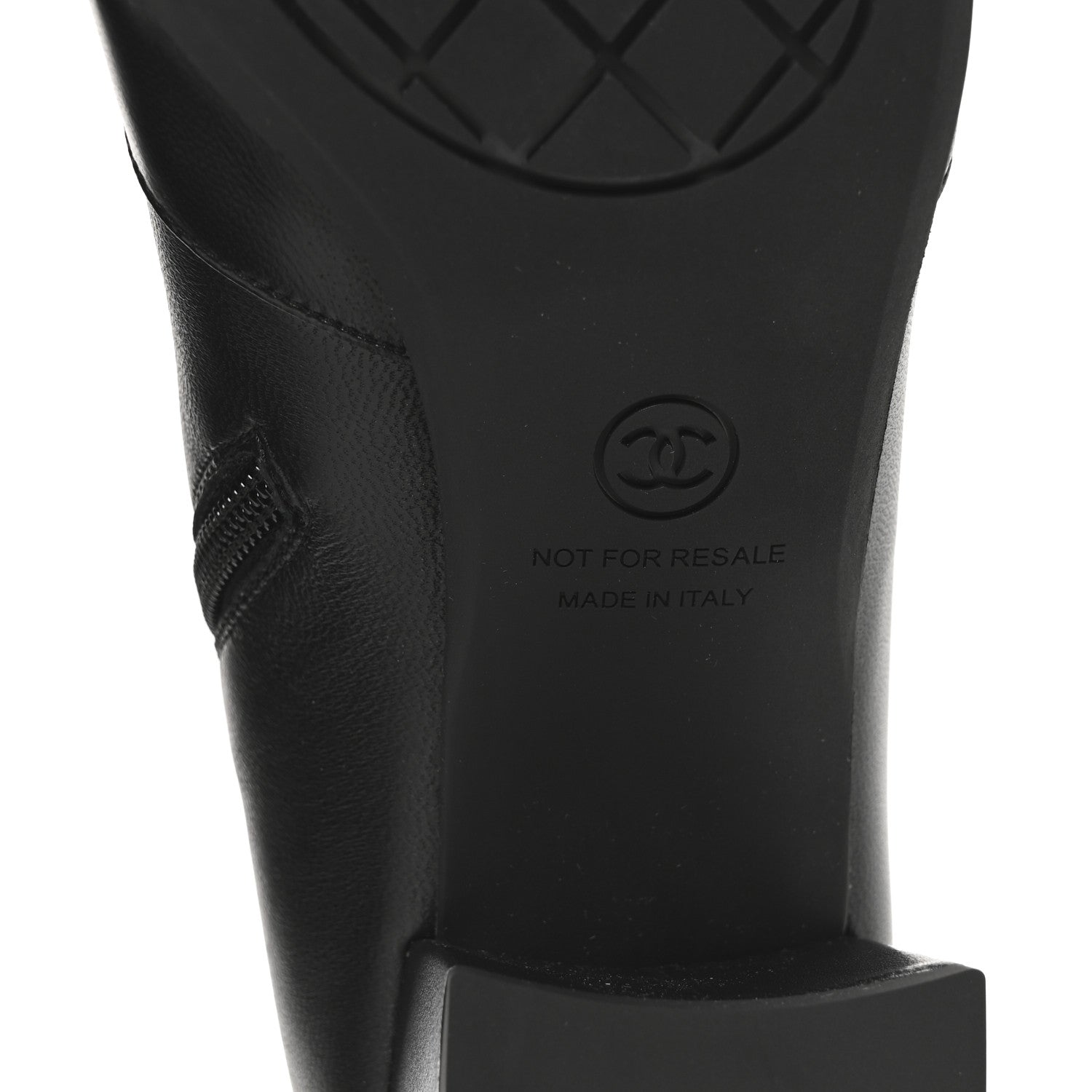 Chanel Stretch Lambskin Cap Toe CC Short Boots 41 Black 7 of 10