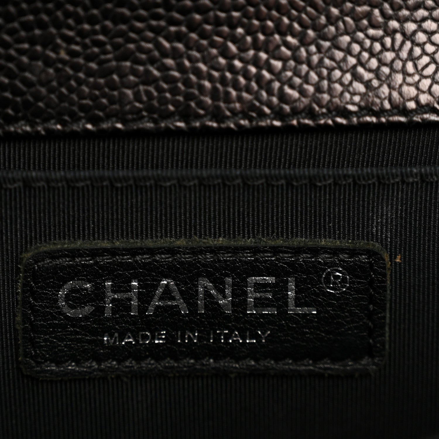 Chanel Caviar Quilted Medium Boy Flap Black 6 of 14