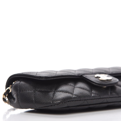 Chanel Caviar Quilted Glasses Case With Chain Black 6 of 12