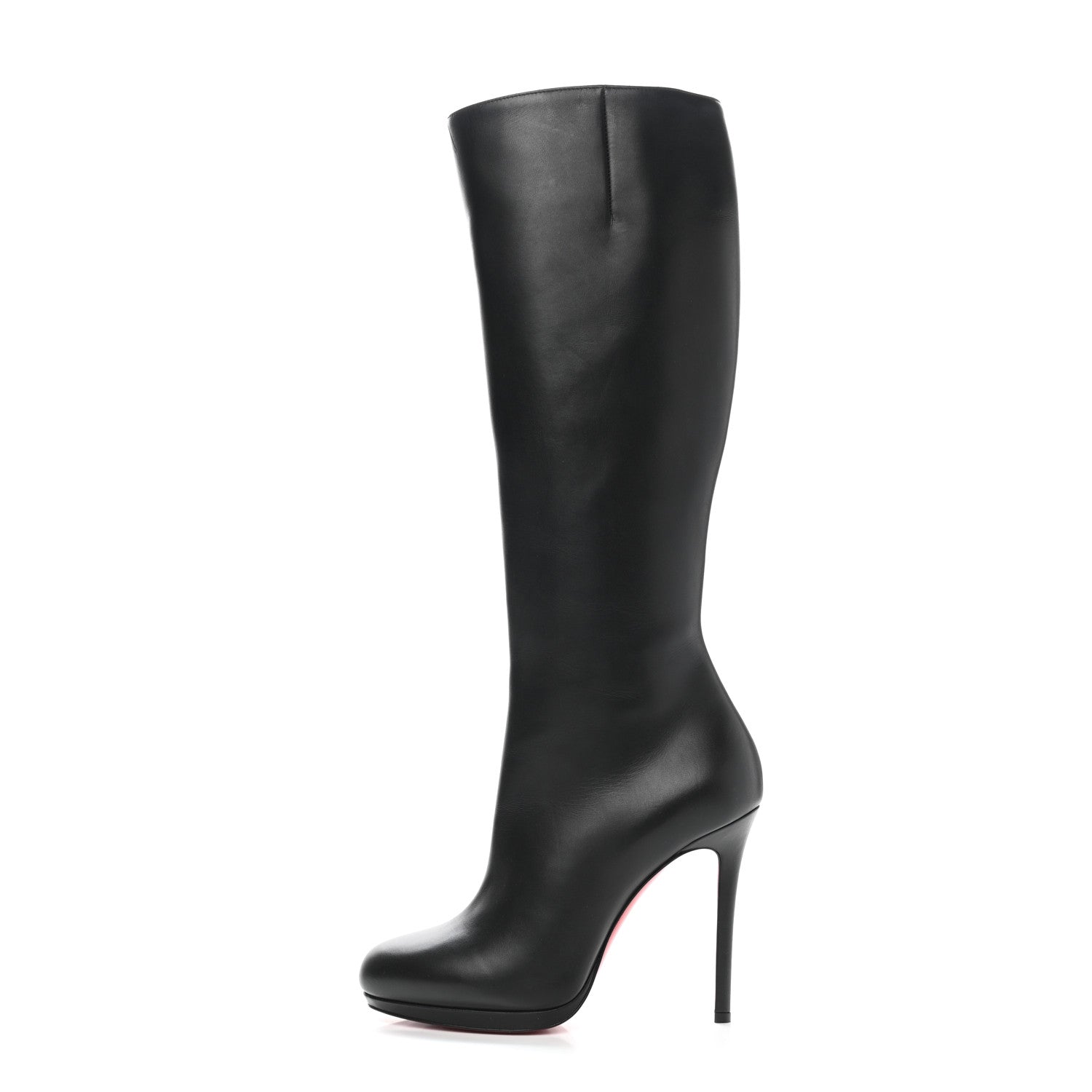 Christian Louboutin Calfskin Botalili 120 Tall Boots 39 Black 1 of 8