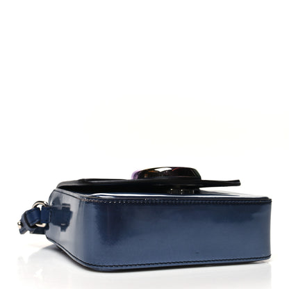 Chloe Patent Mini C Double Carry Blue Purple 4 of 15