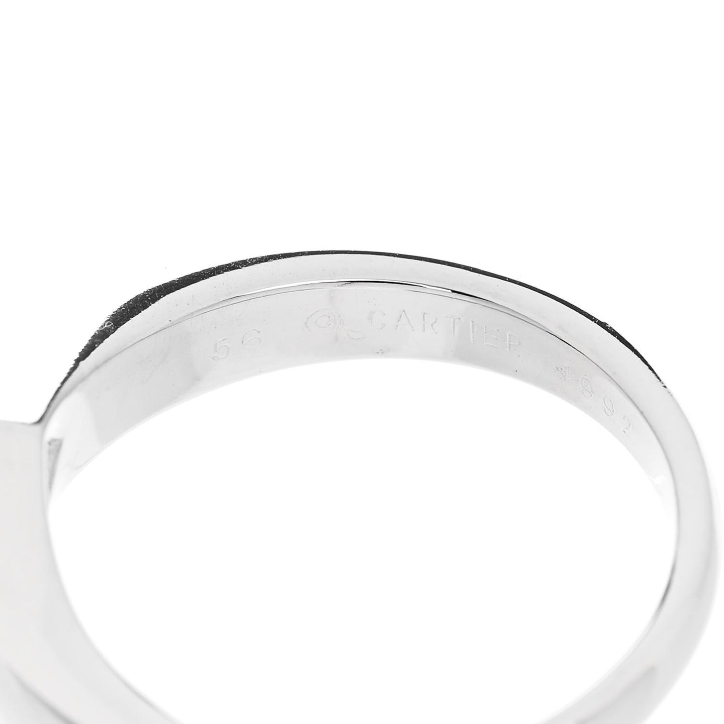 18K White Gold Diamond Triandos Ring 56 7.5