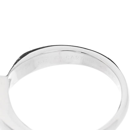 Cartier 18K White Gold Diamond Triandos Ring 56 7.5 4 of 5