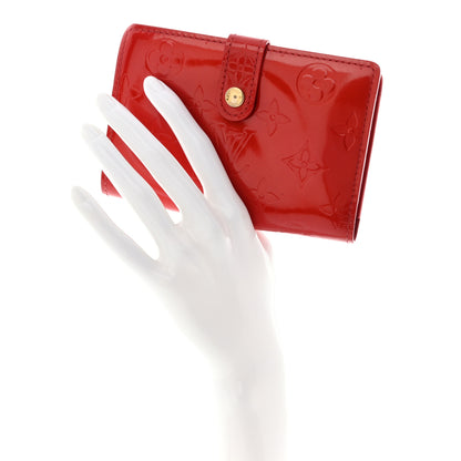 Louis Vuitton Vernis French Purse Wallet Pomme D'Amour 2 of 15