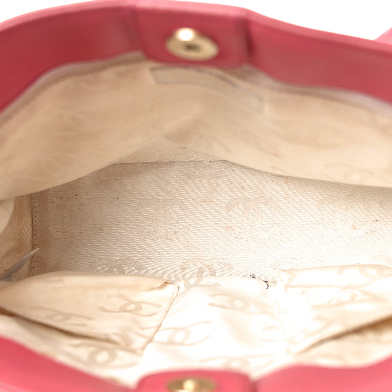 Chanel Patent CC Mini Tote Red 5 of 12