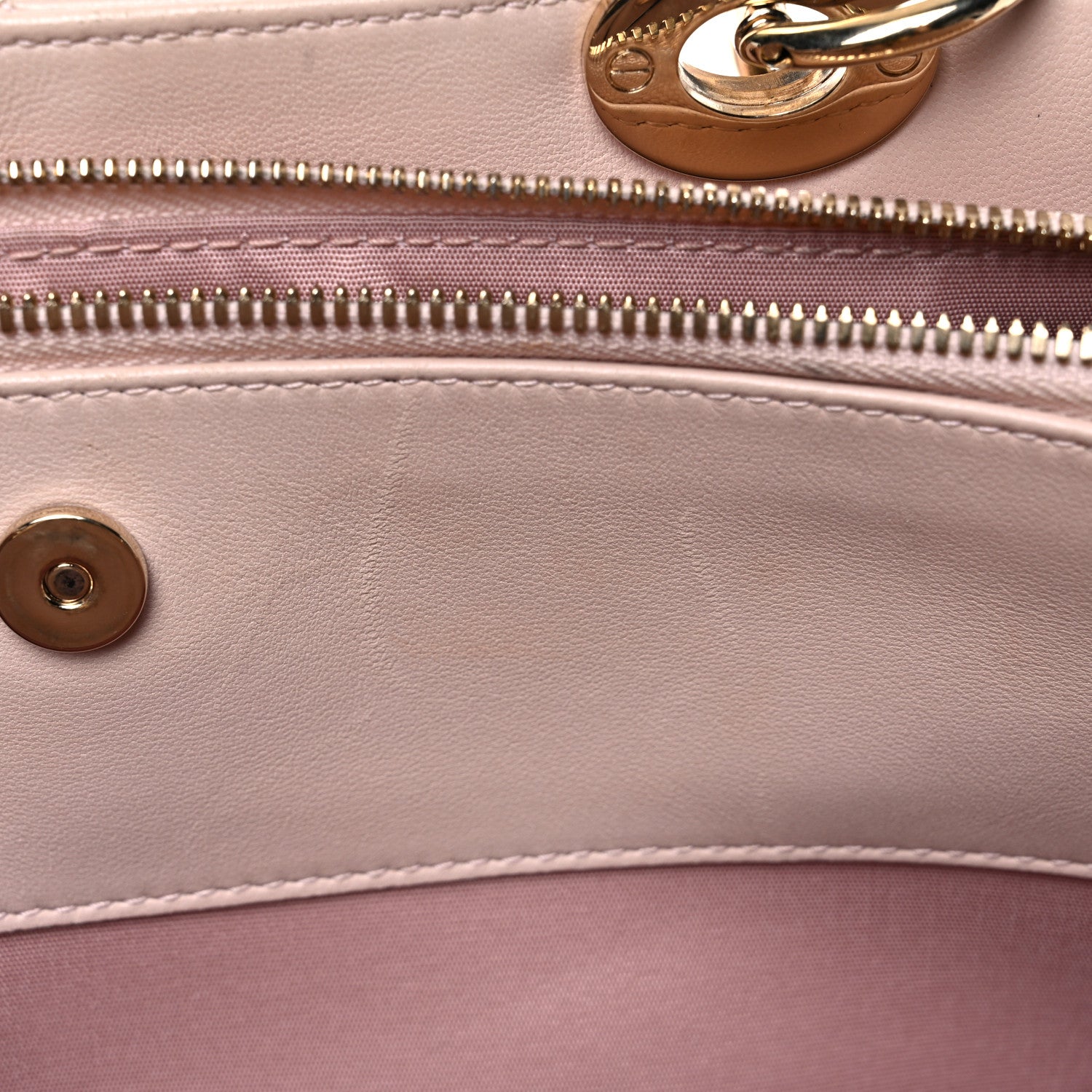 Christian Dior Lambskin Cannage Large Dior Soft Shopping Tote Beige Light Pink 12 of 25