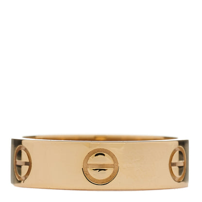 Cartier 18K Yellow Gold 5.5mm LOVE Ring 56 7.5 1 of 4