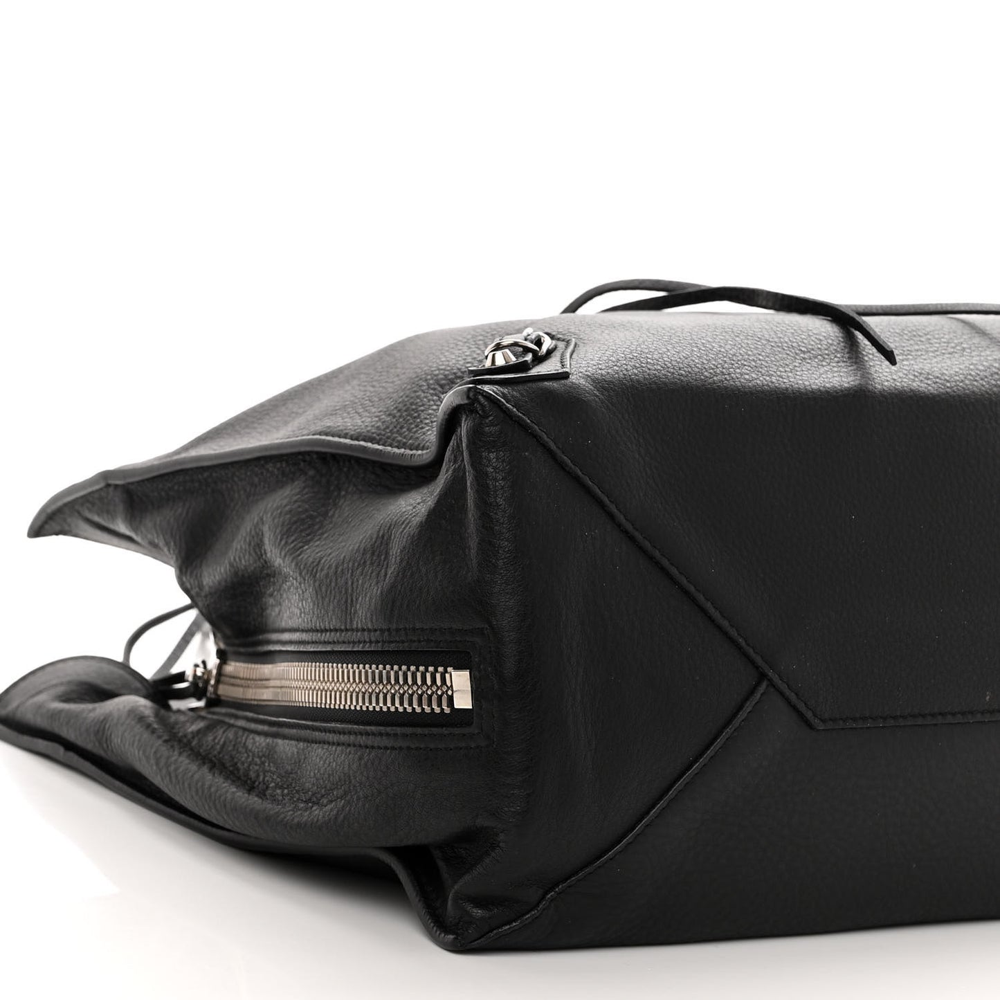 Veau Papier A6 Zip Around Tote Black