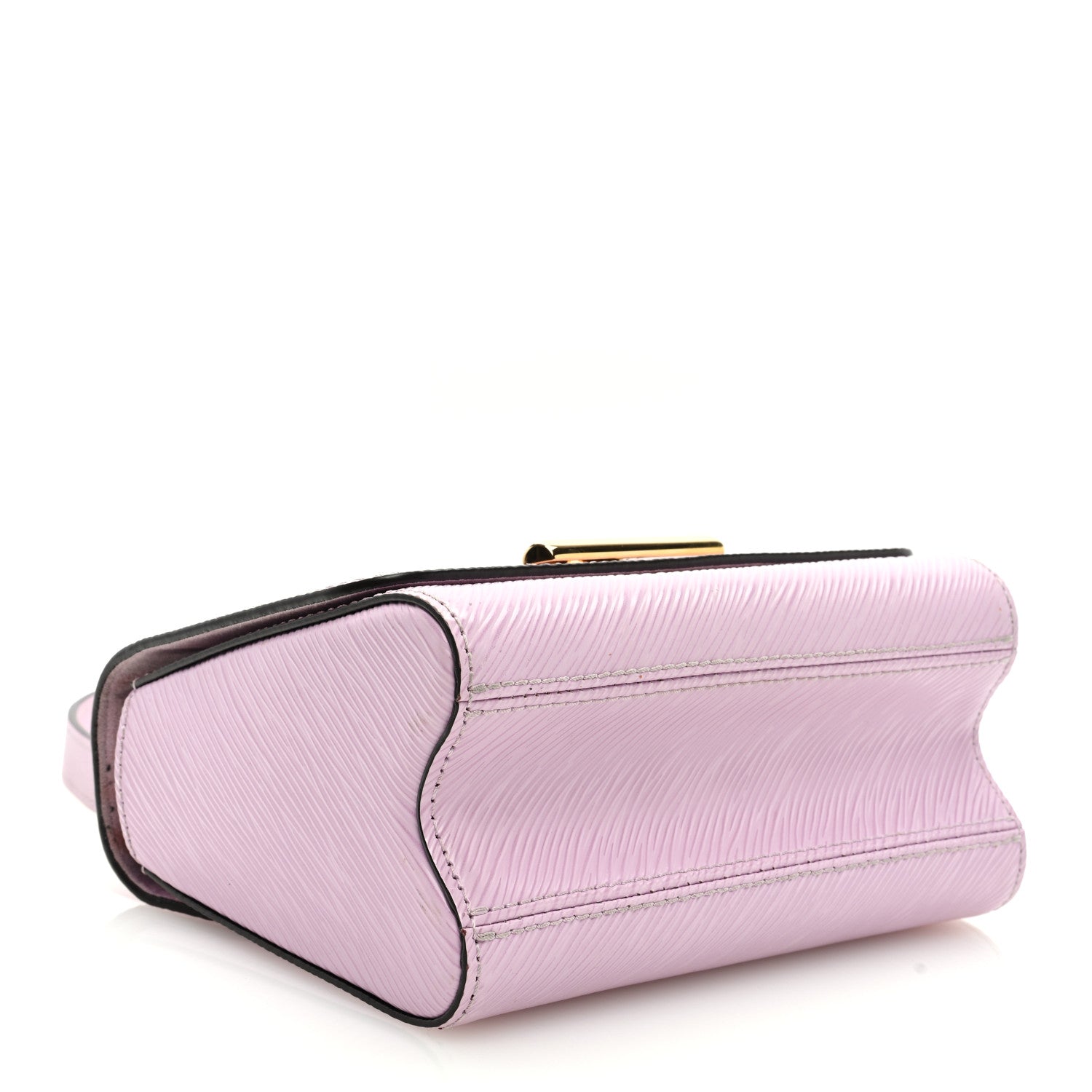 Louis Vuitton Epi Twist Monogram Flower Chain Shoulder Bag MM Wisteria Pink Purple 4 of 11