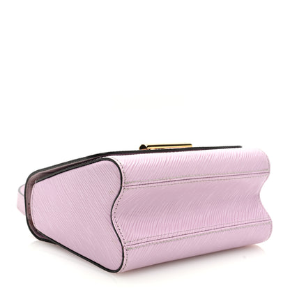 Louis Vuitton Epi Twist Monogram Flower Chain Shoulder Bag MM Wisteria Pink Purple 4 of 11