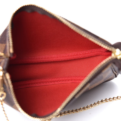Louis Vuitton Damier Ebene Mini Pochette Accessories 5 of 9