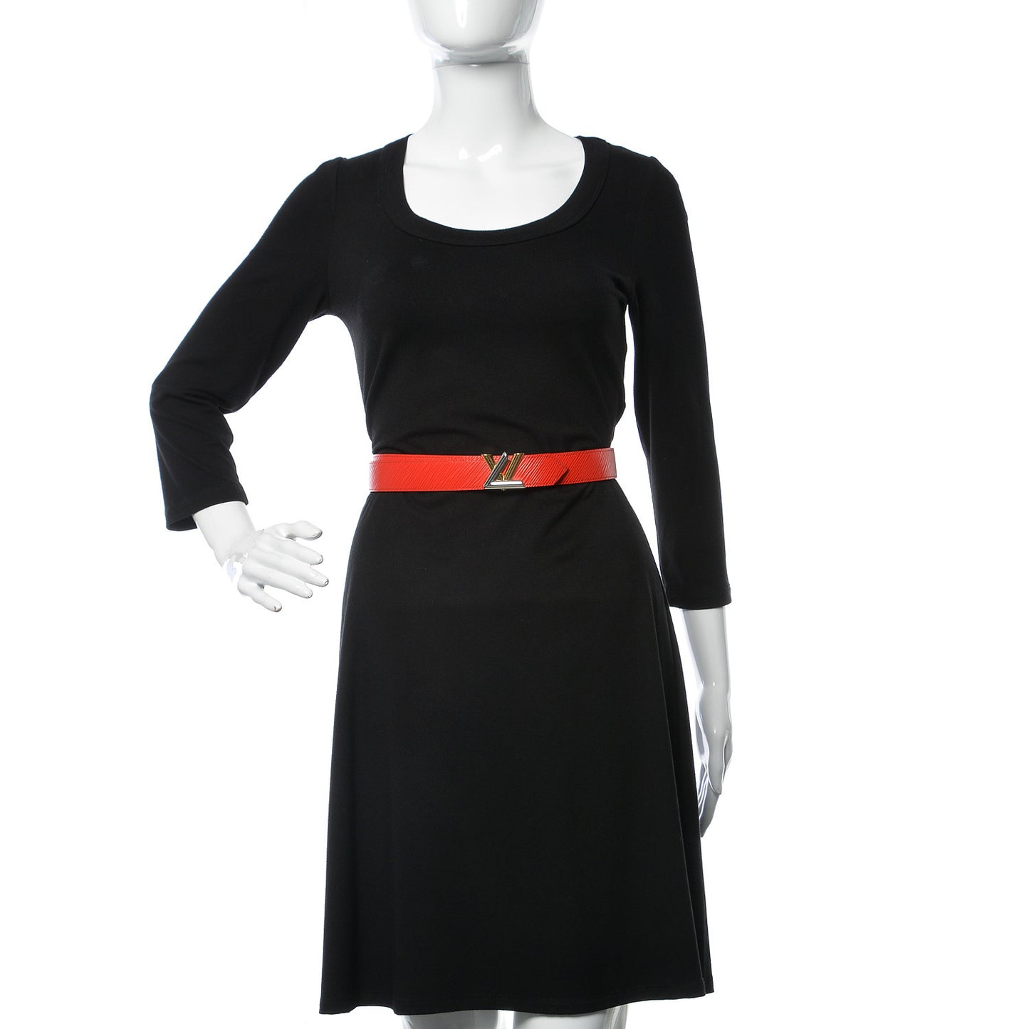 Epi 30mm LV Twist Belt 85 34 Coquelicot