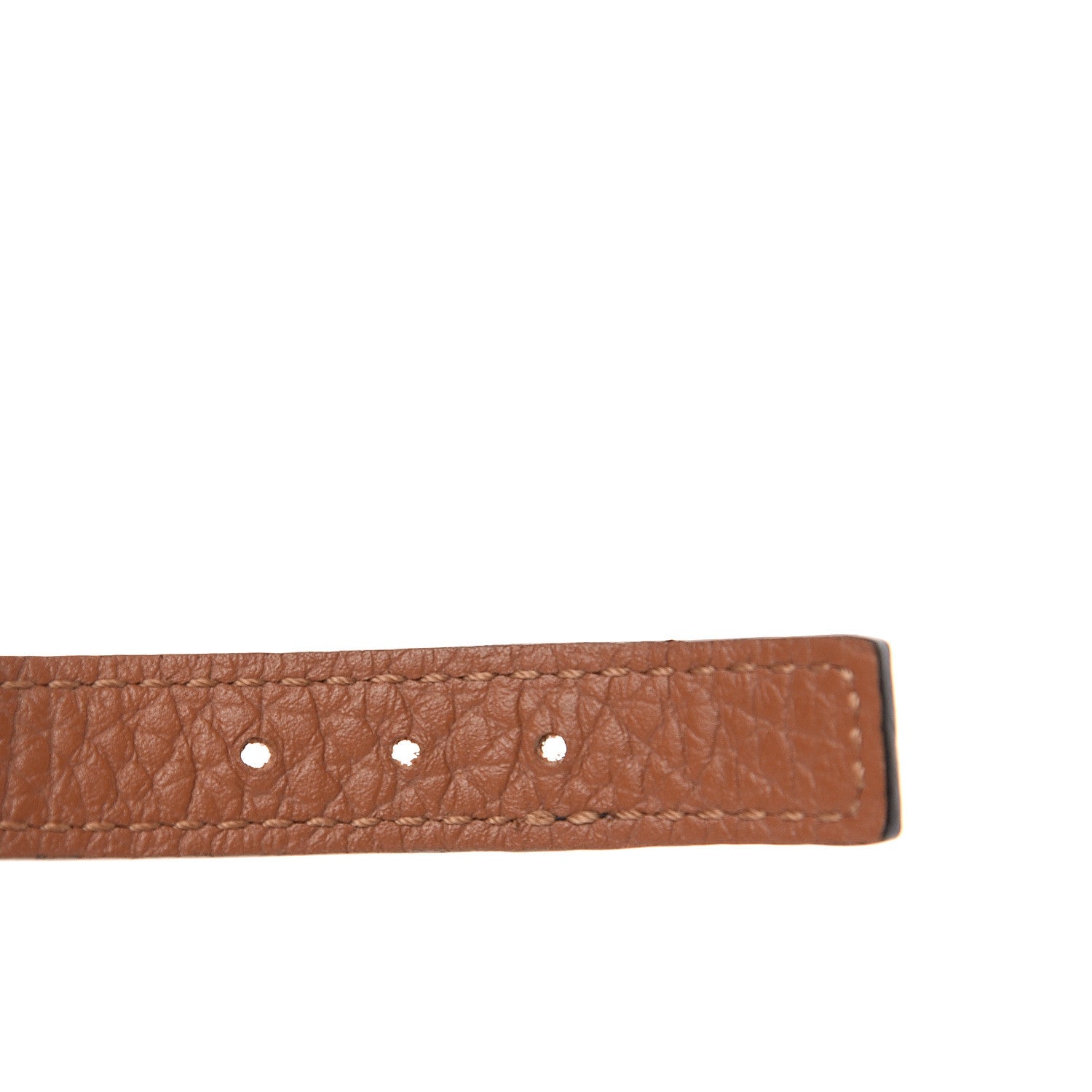 Louis Vuitton Taurillon LV Initiales Reversible Bracelet Brown Black 4 of 5