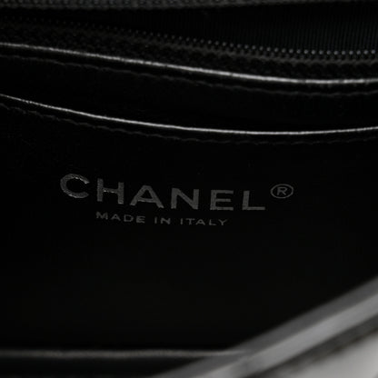 Chanel Patent Calfskin Quilted Mini Rectangular Flap Black 6 of 10