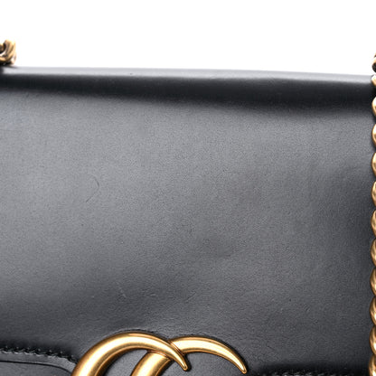 Gucci Knight Calfskin Small GG Marmont Chain Handle Bag Black 18 of 18