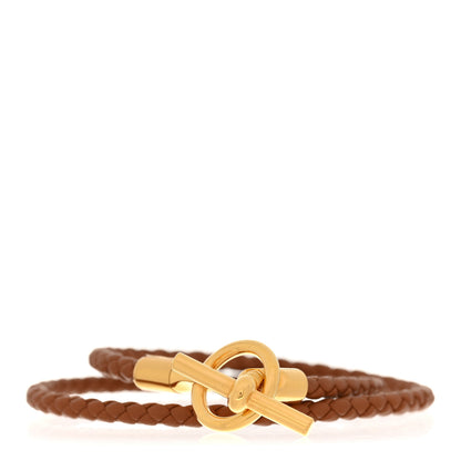 Hermes Swift Glenan Double Tour Bracelet T1 Gold 1 of 6