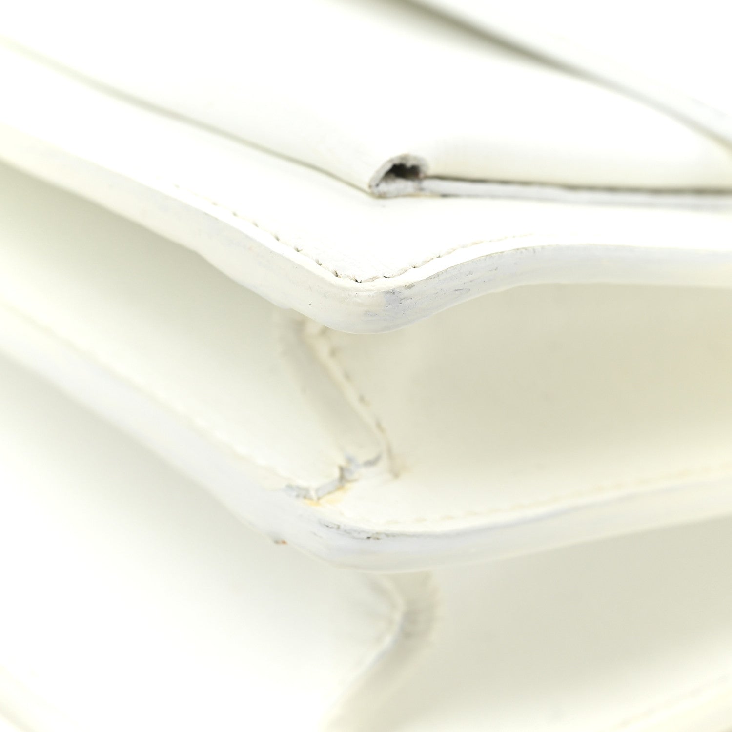 Saint Laurent Calfskin Medium Monogram Sunset White 20 of 29