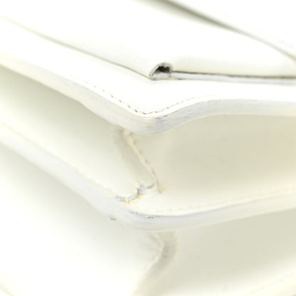 Saint Laurent Calfskin Medium Monogram Sunset White 20 of 29