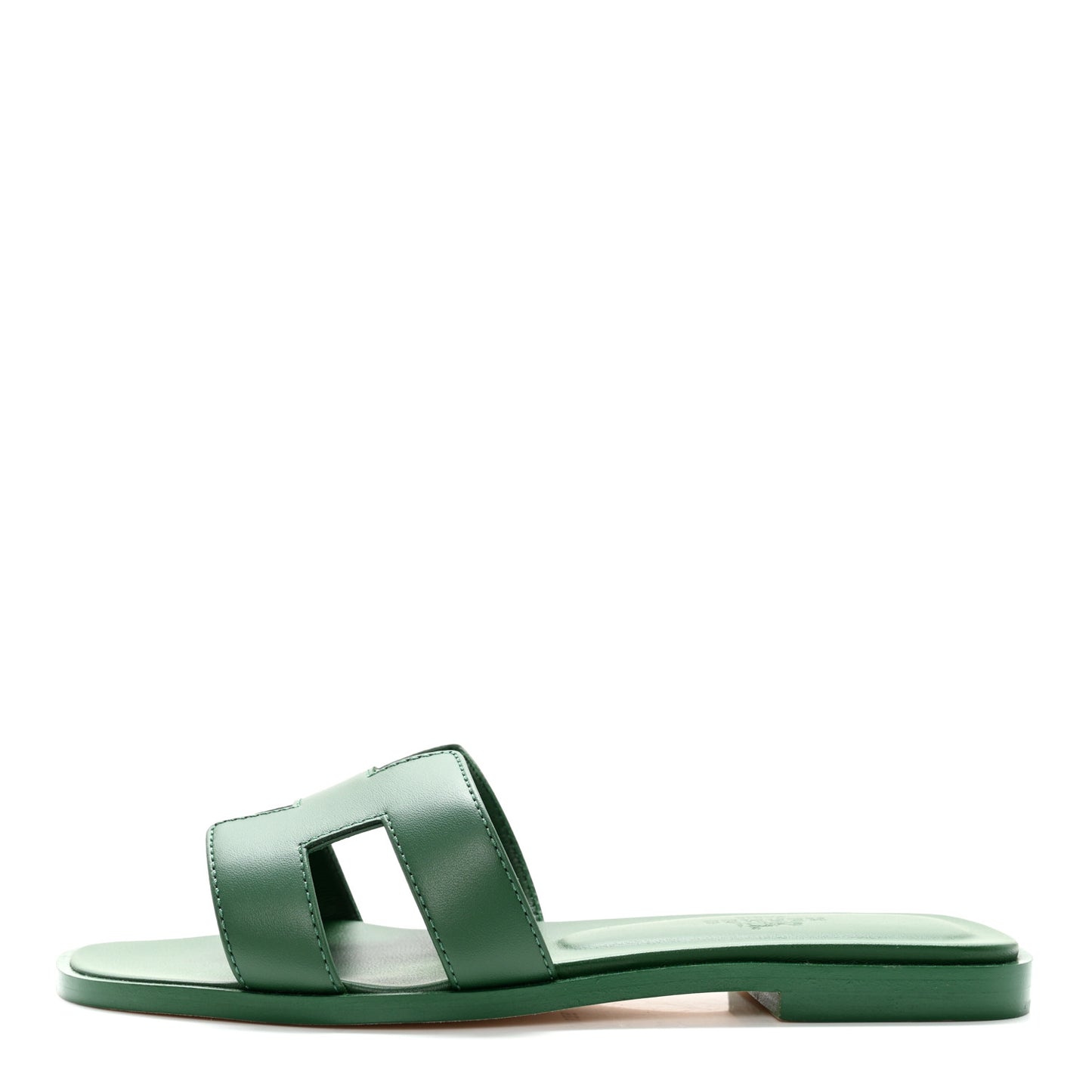 Calfskin Oran Sandals 35 Vert Electrique