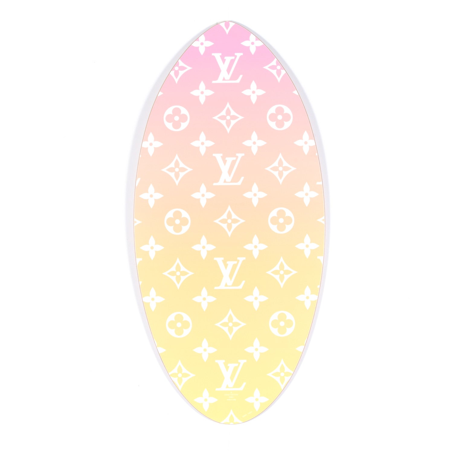 Louis Vuitton Wood Monogram By The Pool Skimboard Multicolor 2 of 5