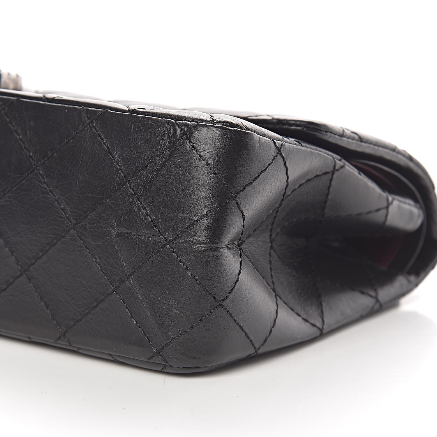 Chanel Aged Calfskin Quilted 2.55 Reissue 226 Flap Black 9 of 10