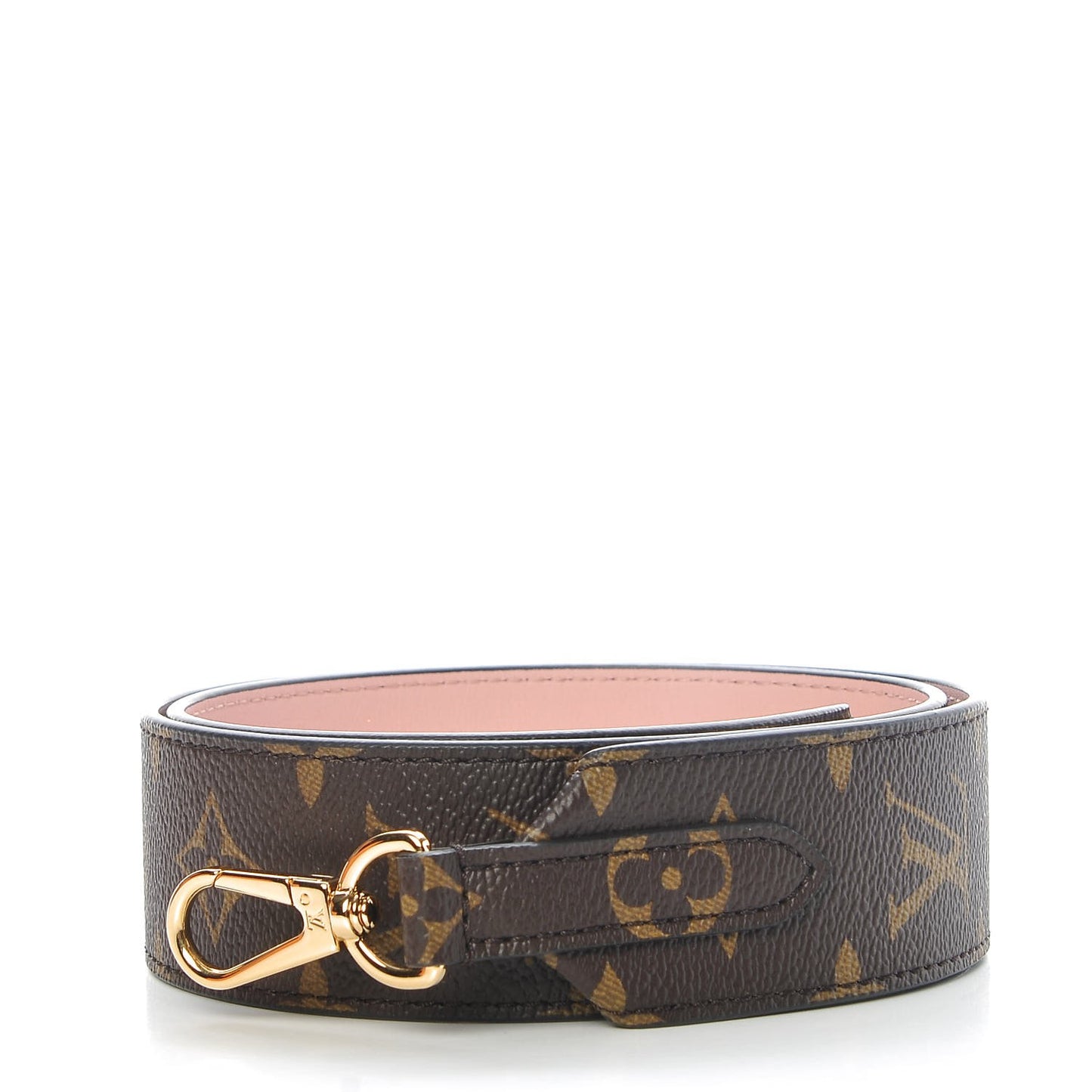 Monogram Bandouliere Shoulder Strap Rose Poudre