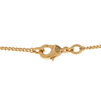 Chanel Metal CC Necklace Matte Gold 5 of 6