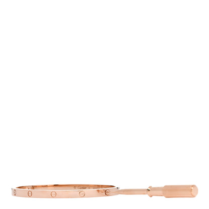 Cartier 18K Pink Gold Small LOVE Bracelet 16 3 of 5