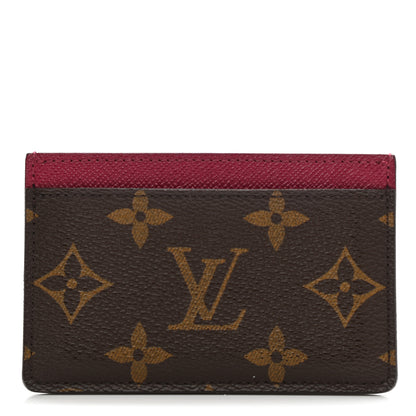 Louis Vuitton Monogram Card Holder Fuchsia 1 of 7