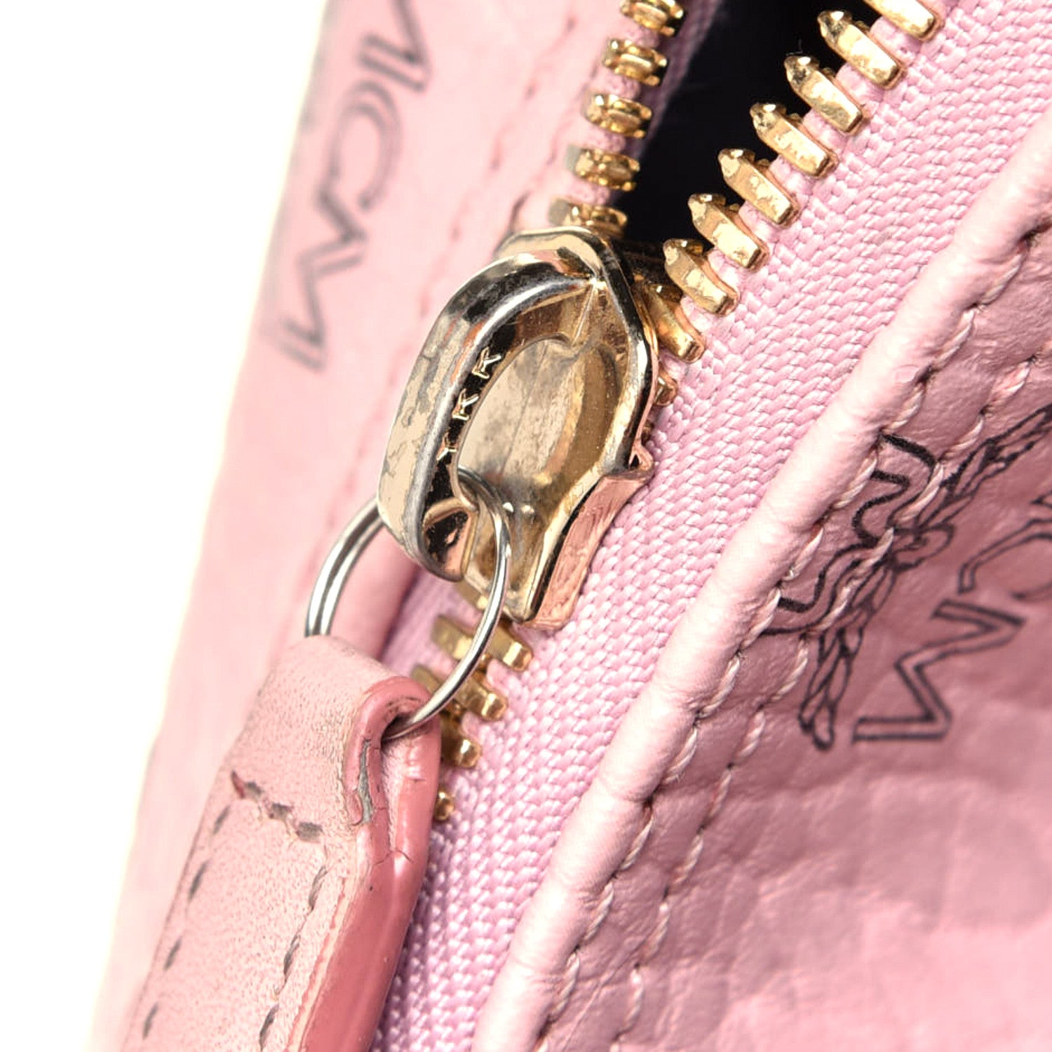 MCM Visetos Medium Side Studs Stark Backpack Soft Pink 6 of 6