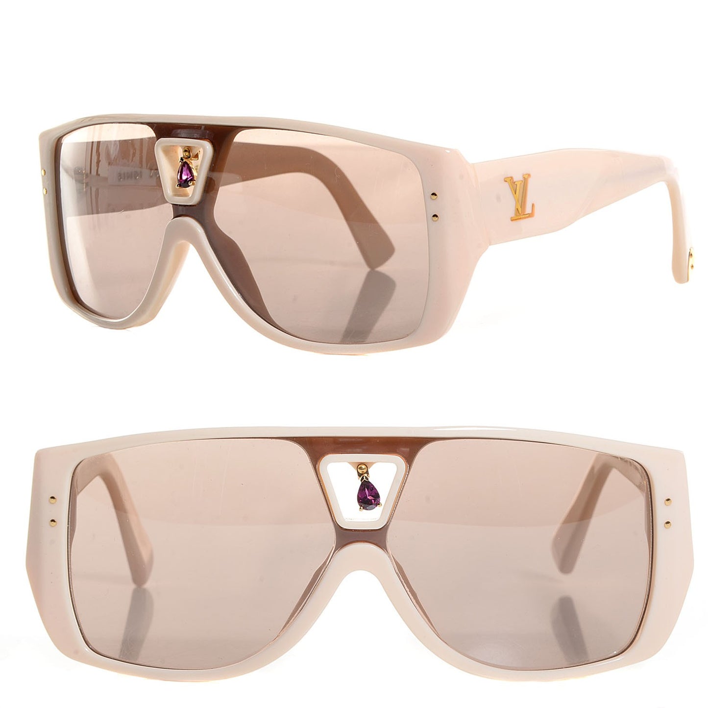 Acetate Amethyst Bindi Sunglasses Ivory
