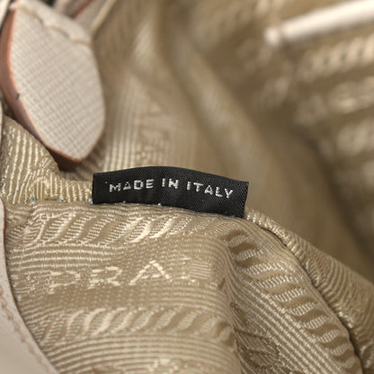 Prada Saffiano Lux Bi-Color Tote Talco Visone 7 of 15