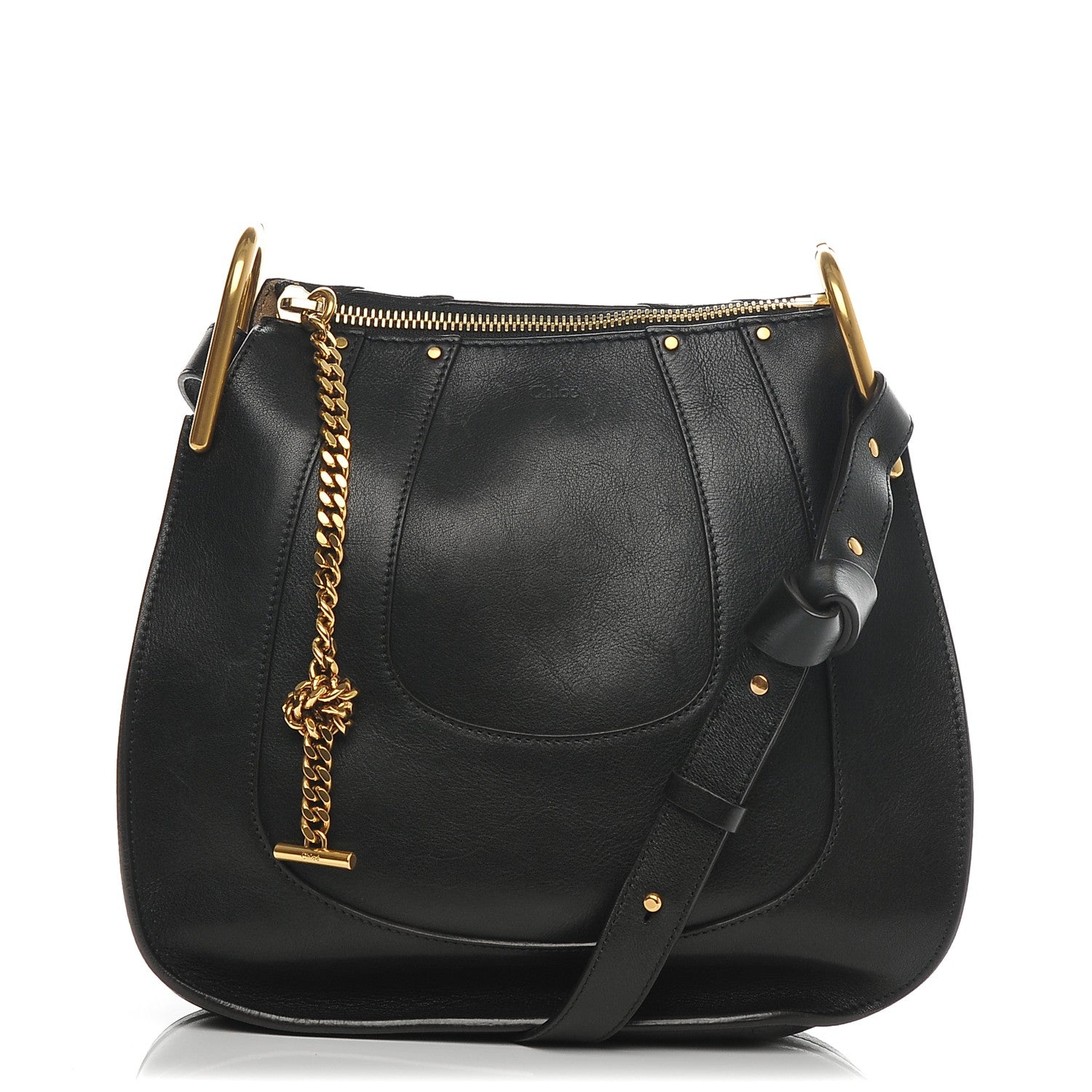 Chloe Calfskin Small Hayley Hobo Black 1 of 6