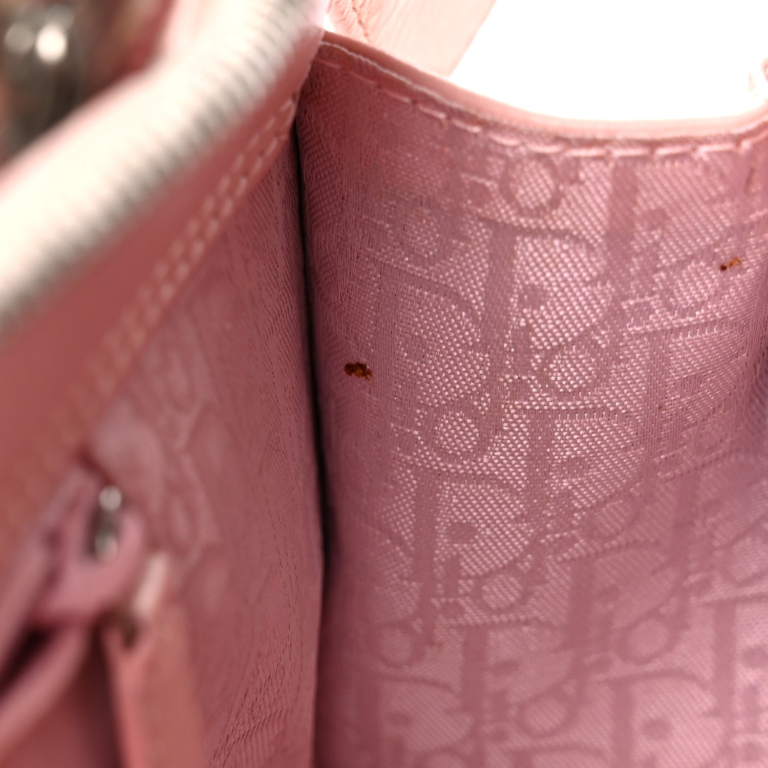 Christian Dior Lambskin Cannage Soft Lady Dior East West Light Pink 22 of 53