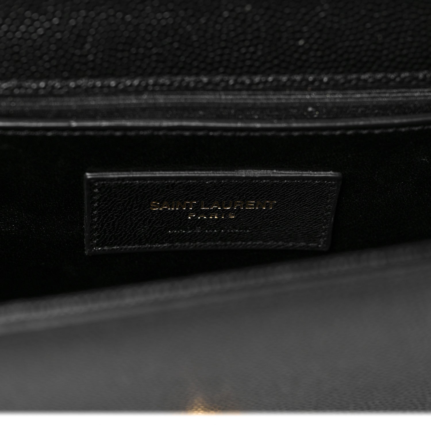 Saint Laurent Grain De Poudre Small Monogram Kate Satchel Black 8 of 10