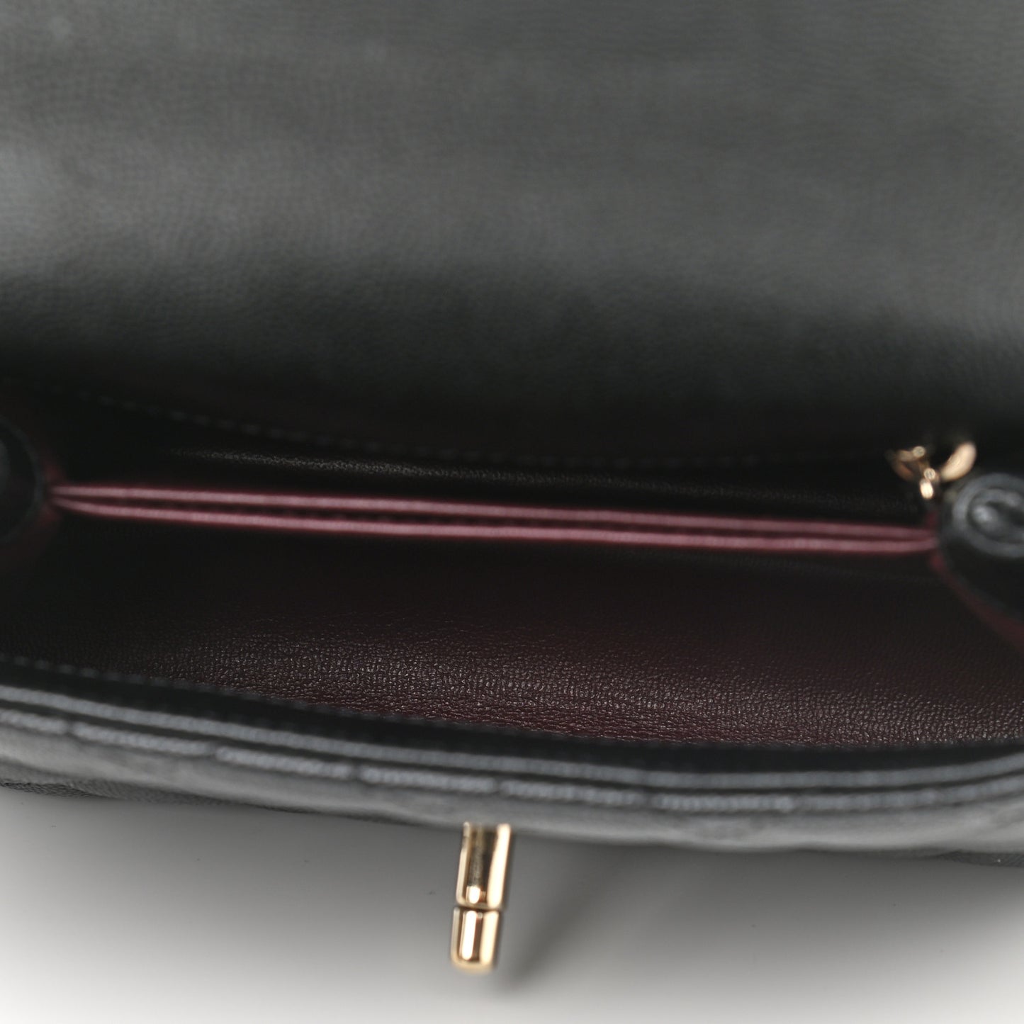 Caviar Quilted Extra Mini Coco Handle Flap Black