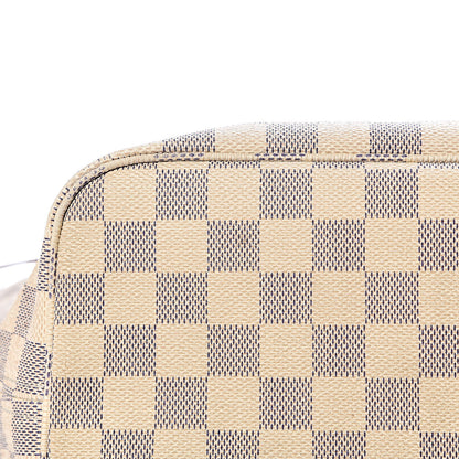 Louis Vuitton Damier Azur Neo Neverfull MM Rose Ballerine 13 of 17