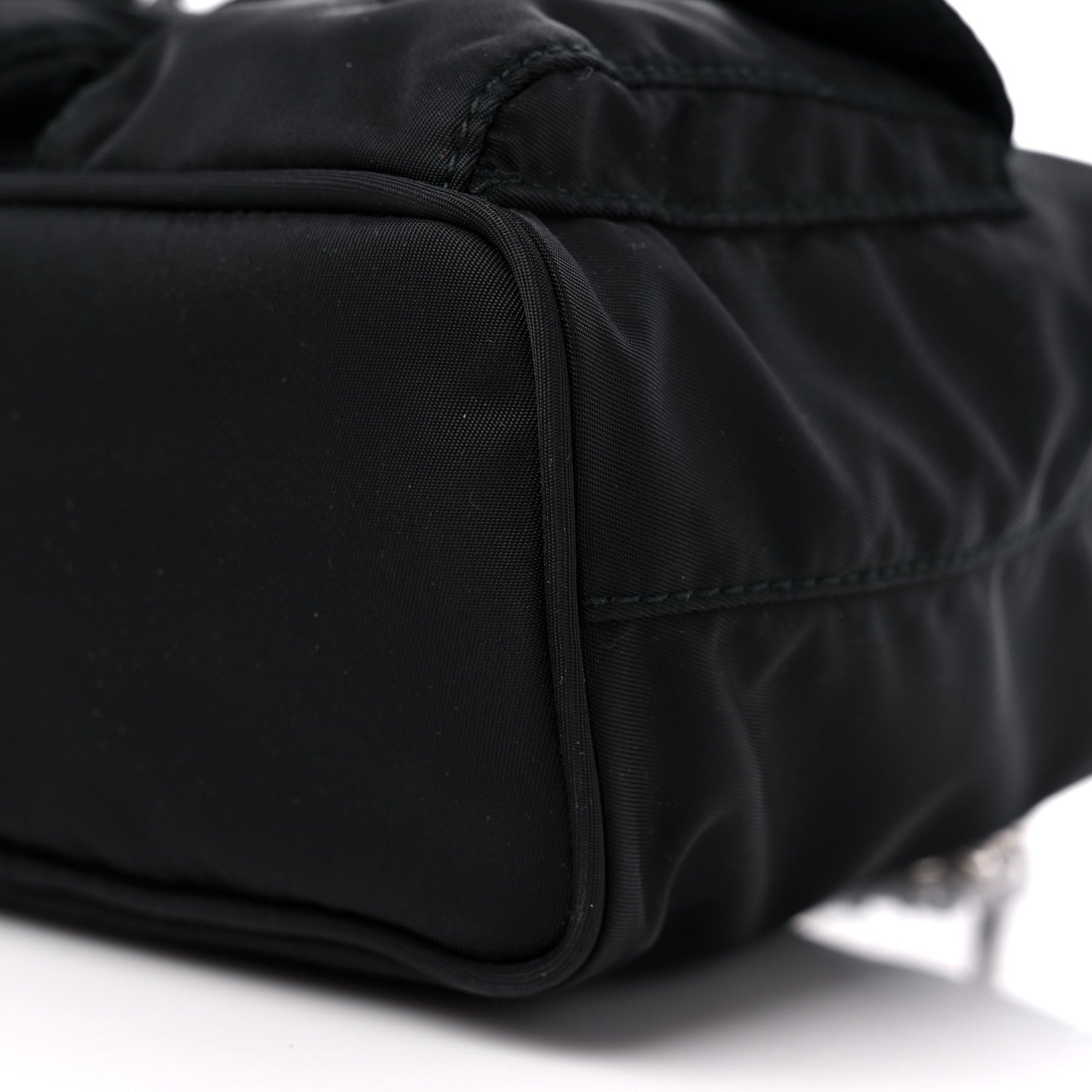 Prada Nylon Vela Mini Crossbody Backpack Black 8 of 8