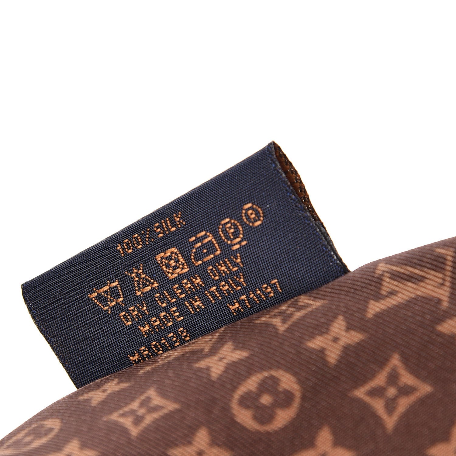 Louis Vuitton Silk Monogram LV Stories BB Bandeau Nude 5 of 7