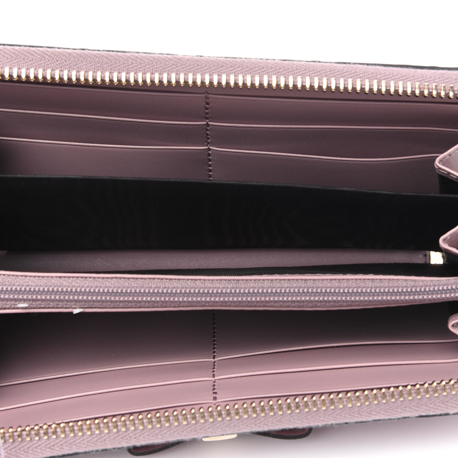 Gucci Guccissima Bow Zip Around Wallet Pink 4 of 4