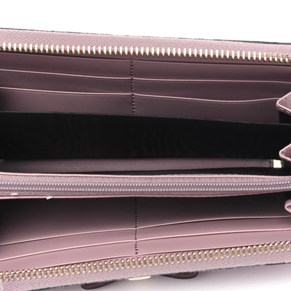 Gucci Guccissima Bow Zip Around Wallet Pink 4 of 4