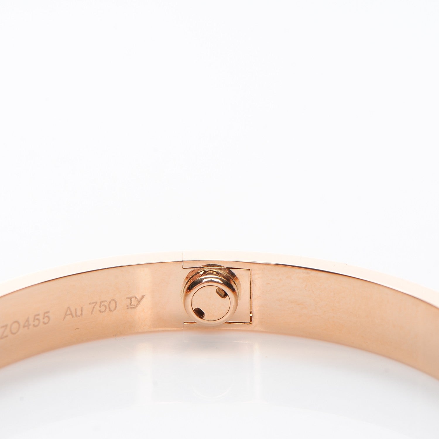 Cartier 18K Pink Gold LOVE Bracelet 17 6 of 8