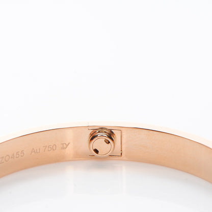 Cartier 18K Pink Gold LOVE Bracelet 17 6 of 8