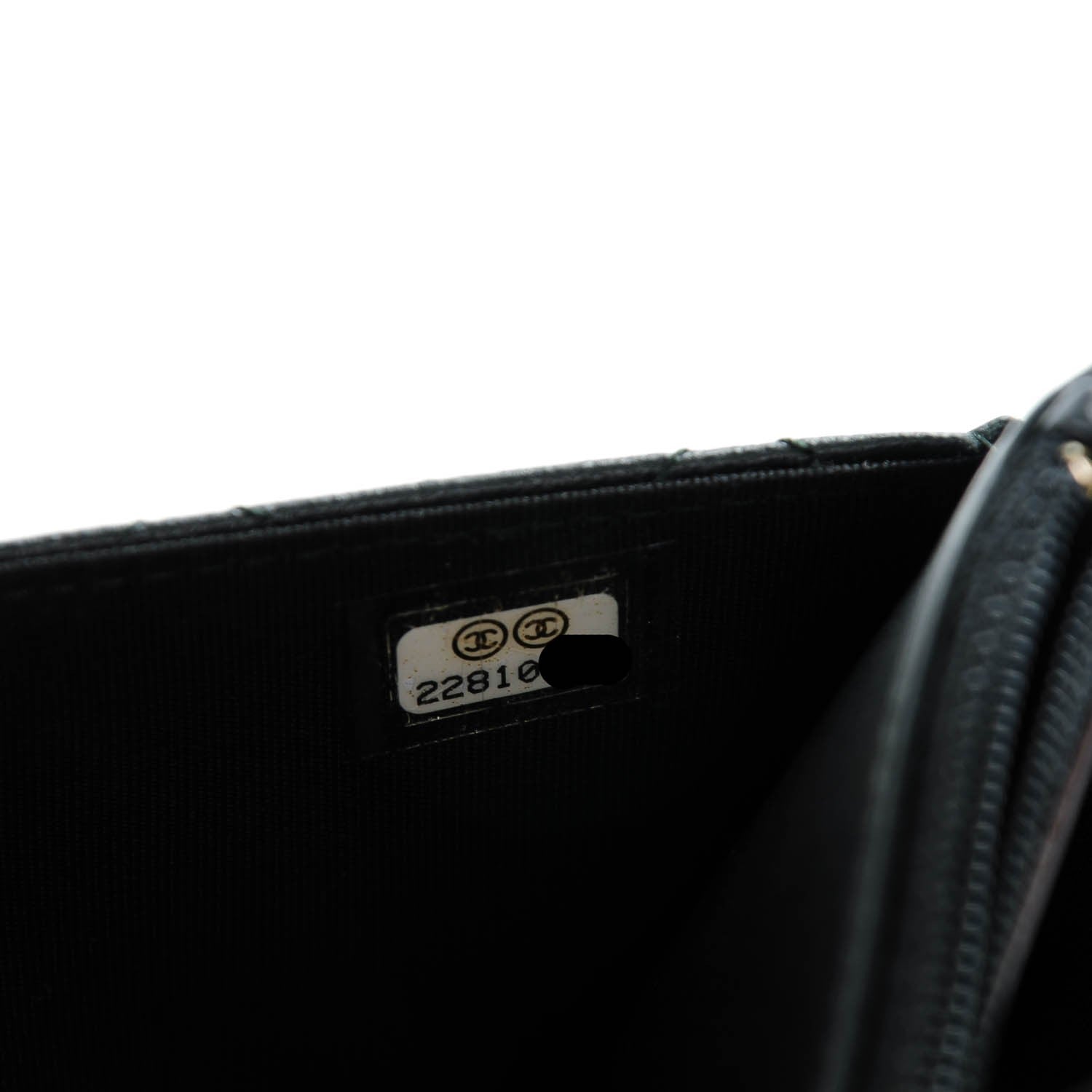 Chanel Lambskin Quilted Trendy CC Wallet On Chain WOC Black 9 of 9