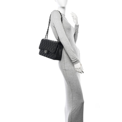 Chanel Caviar Quilted Jumbo Double Flap Black 2 of 10