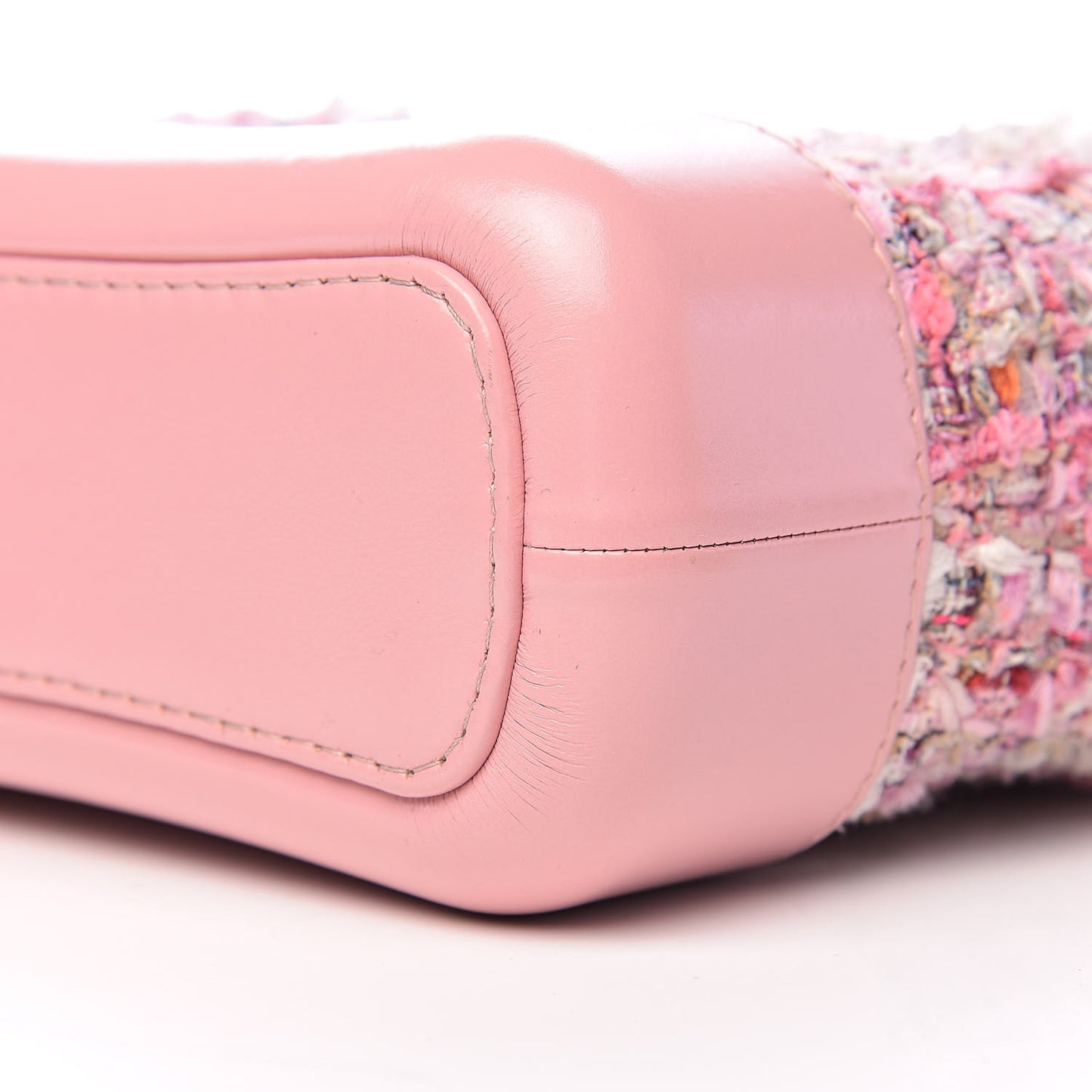 Tweed Calfskin Small Gabrielle Hobo Light Pink